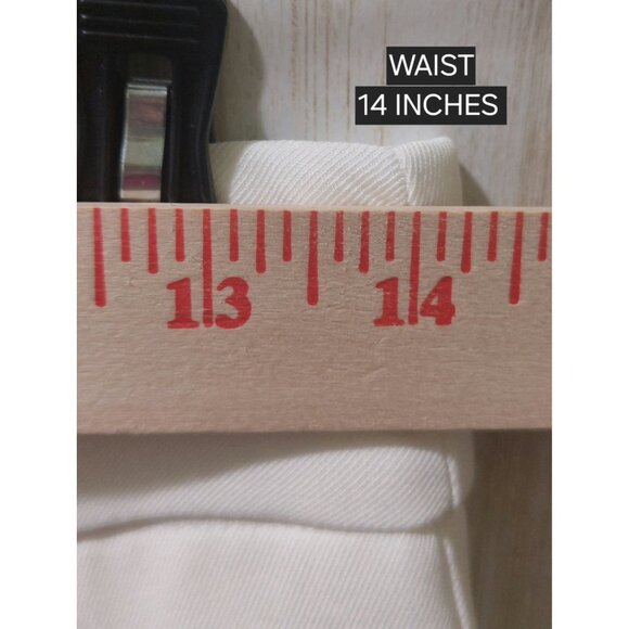 NWT Commense White High-Waisted Wide-Leg Dress Pants ~Front Pleated~Pockets Med. - Picture 4 of 7